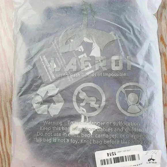 LAFROI Men's LS UPF 50+ Baselayer Skins Burst  Compression Rash Guard. XL XXL - Picture 7 of 9